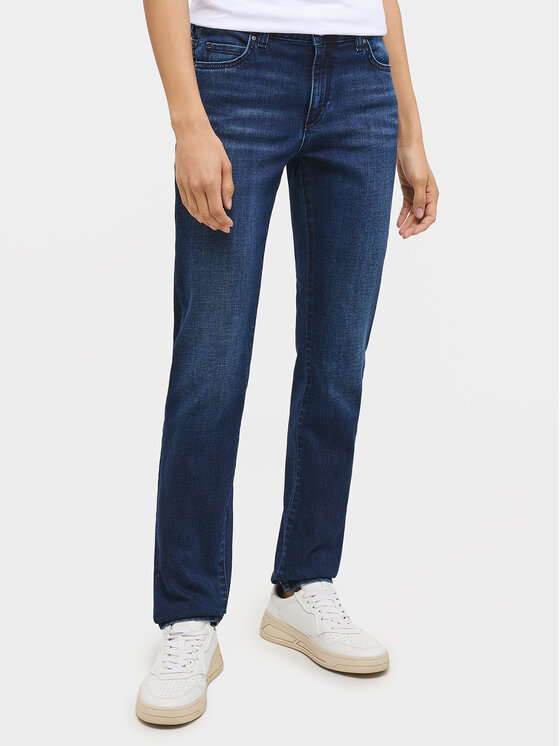 Mustang Jeans hlače Crosby 1013587 Modra Slim Fit