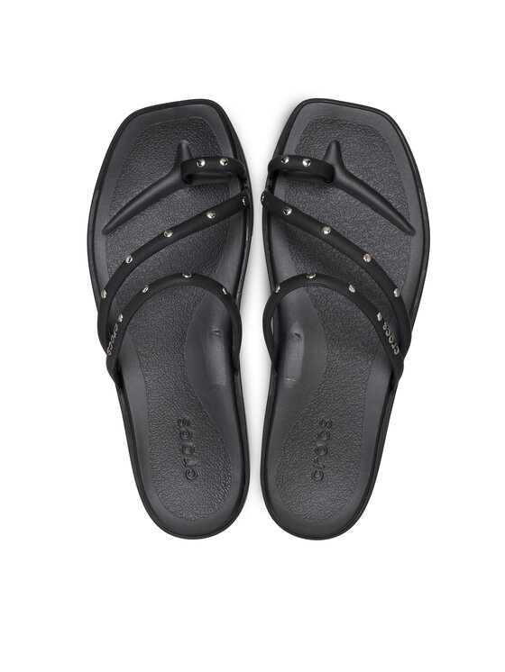 Crocs Crocs В'єтнамки Miami Studded Toe Loop Sandal 211447 Чорний