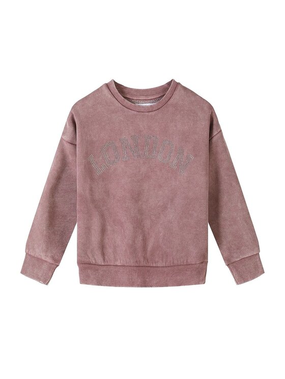 minoti minoti Bluza 32FLEECE172 Różowy Regular Fit