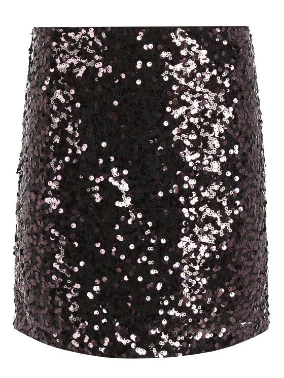 HUGO Hugo Mini sijonas Rommie-1 50421763 Violetinė Regular Fit