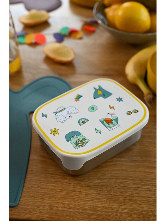 Cotton Cloud Cotton Cloud Lunchbox stalowa śniadaniówka Beżowy