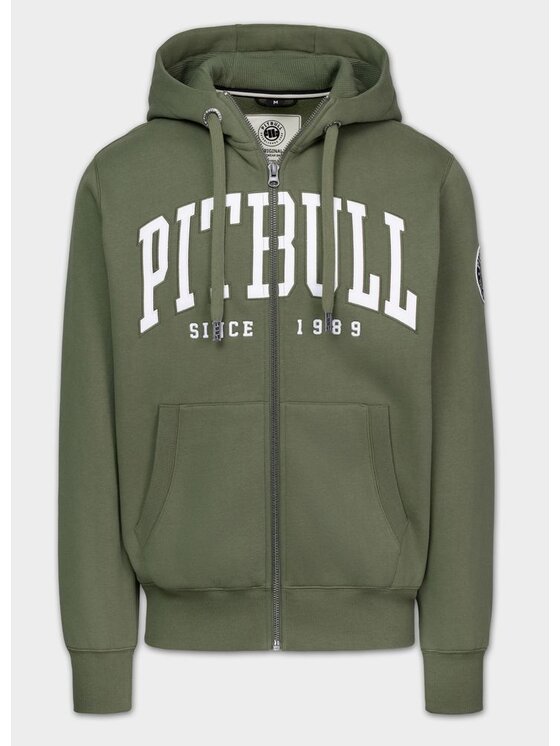 PITBULL PITBULL Bluza NORTON Zielony Regular Fit