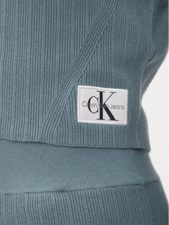 Calvin Klein Jeans Calvin Klein Jeans Kardigán Variegated J20J222629 Kék Slim Fit