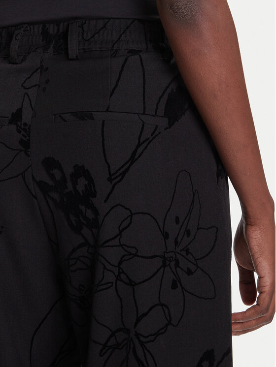 Desigual Desigual Παντελόνι υφασμάτινο Flock 25WWPW05 Μαύρο Regular Fit