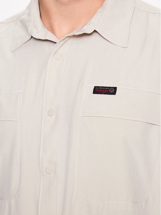 Wrangler Wrangler Сорочка WA5UNHC16 112333369 Бежевий Regular Fit