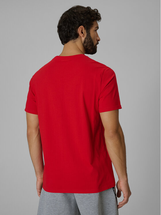 4F 4F T-Shirt ESSENTIAL 2 Czerwony Regular Fit
