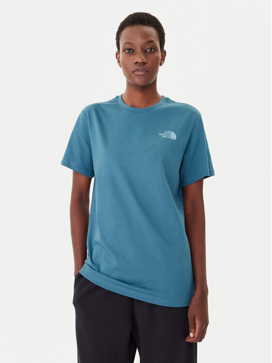 The North Face The North Face T-Shirt Redbox NF0A87NK Blau Relaxed Fit