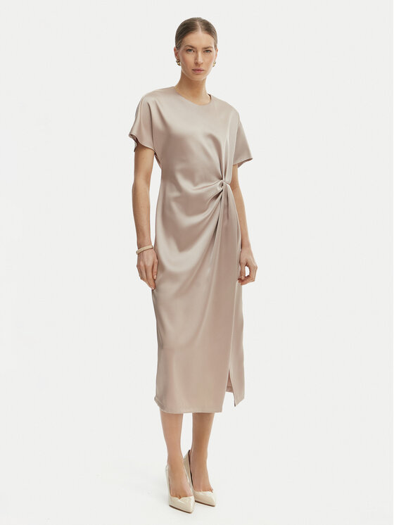 Rinascimento Rinascimento Коктейльна сукня CFC0127457003 Бежевий Regular Fit