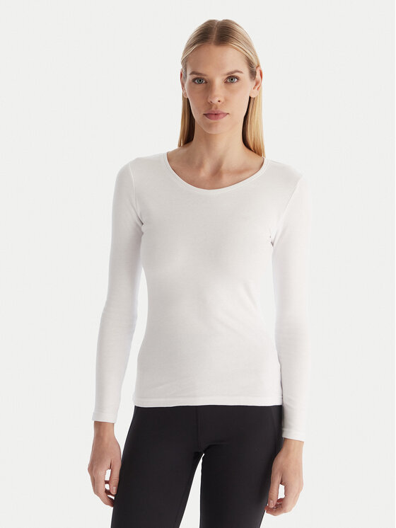 Ysabel Mora Ysabel Mora Termoaktyvus apatinis trikotažas, viršus 70022 Balta Slim Fit