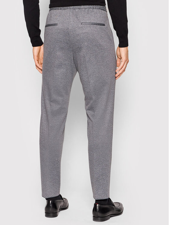 BOSS Boss Hlače Banks4-J 50450442 Siva Slim Fit