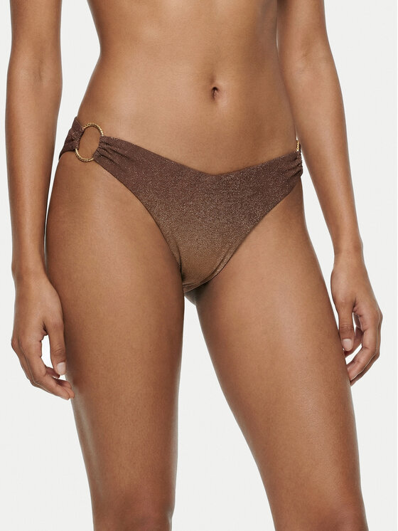 Guess Guess Spodní část bikin E6GO09 KF600 Hnědá