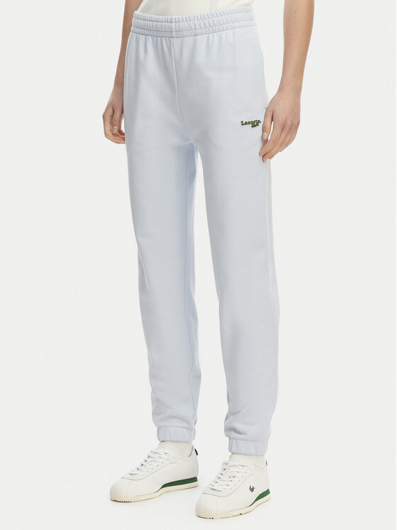 Lacoste Pantaloni trening XF7604 Albastru deschis Regular Fit