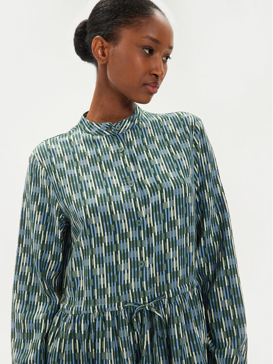 Marc O'Polo Denim Marc O'Polo Denim Rochie tip cămașă 442 1155 21449 Verde Regular Fit