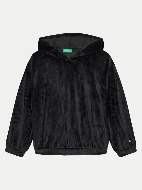 United Colors Of Benetton Mikina 37JBC203V Čierna Relaxed Fit