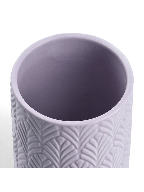 MIAhome MIAhome Pojemnik ceramiczny 15x10x10 cm 750 ml LAMIA fioletowy Fioletowy
