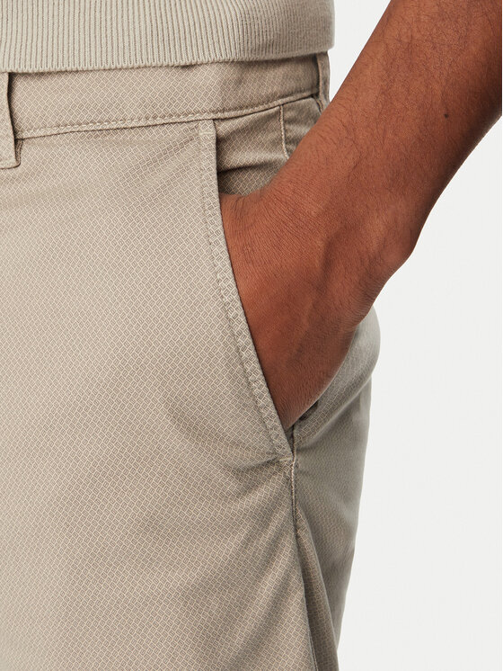 BOSS BOSS Bavlnené šortky Chino 50559292 Béžová Slim Fit