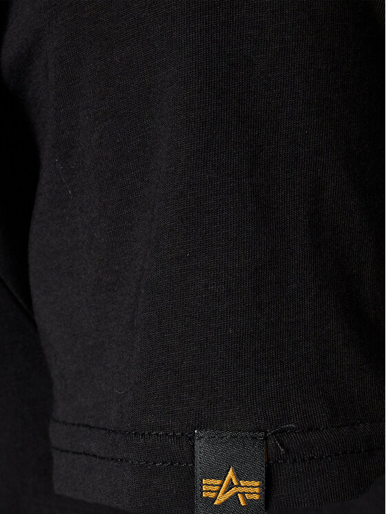 Alpha Industries Alpha Industries Komplet t-shirtów Basic 106524 Czarny Regular Fit