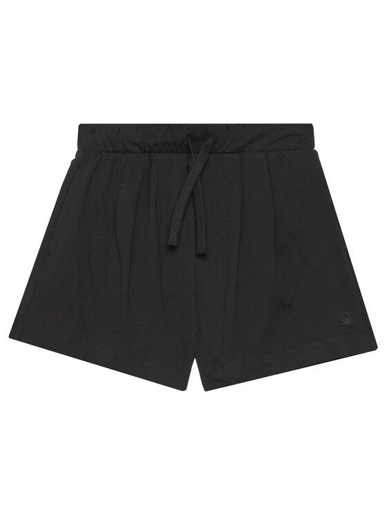 United Colors Of Benetton Szorty sportowe 3BL0C903I Czarny Regular Fit