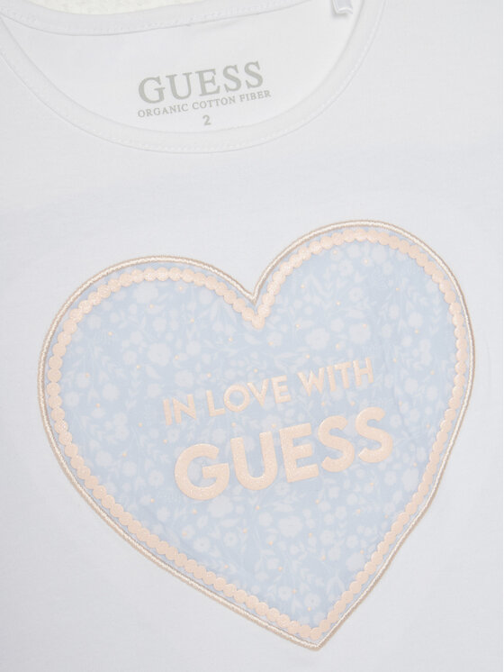 Guess Guess Komplet dziecięcy K5GG01K6YW4 Biały Regular Fit