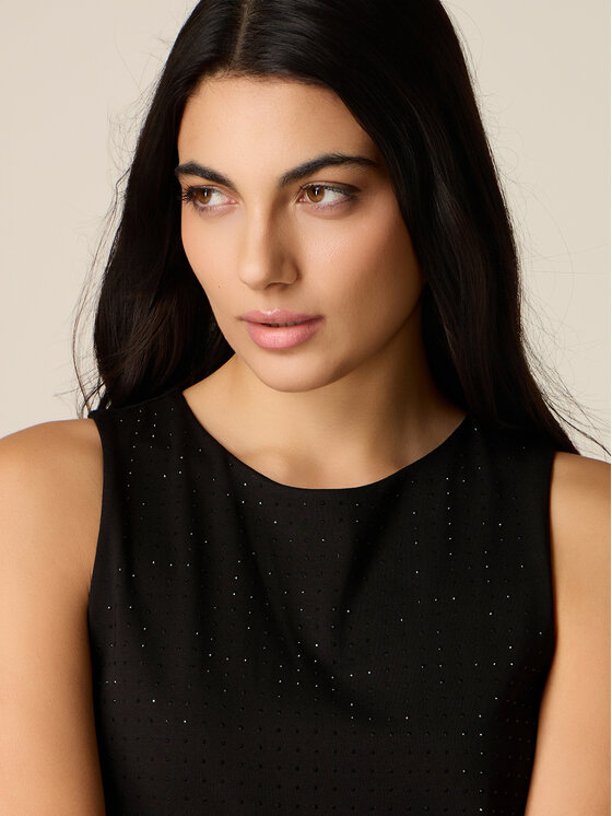 Oltre Oltre T-shirt G013J004370N033 Nero Slim Fit