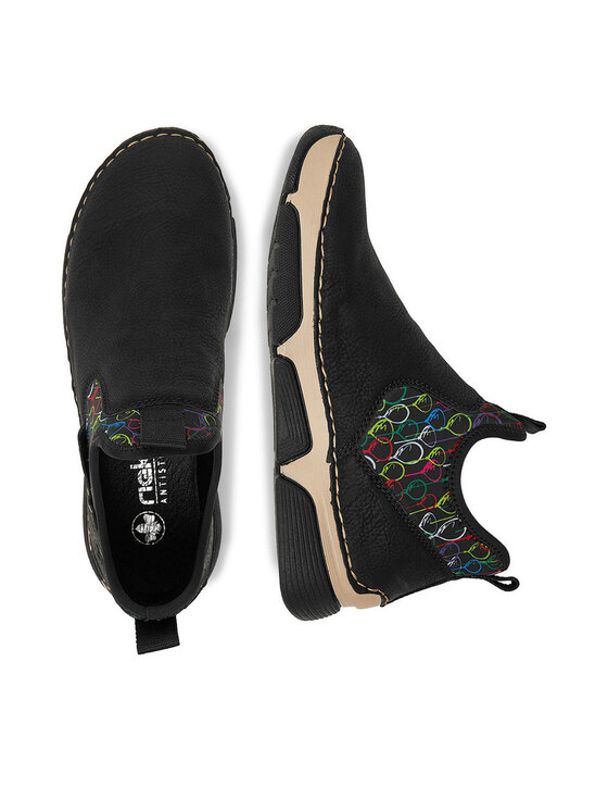 Rieker Rieker Poolsaapad 45957-00 Must