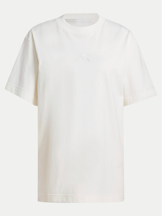 adidas adidas T-krekls ALL SZN IY6784 Balts Loose Fit