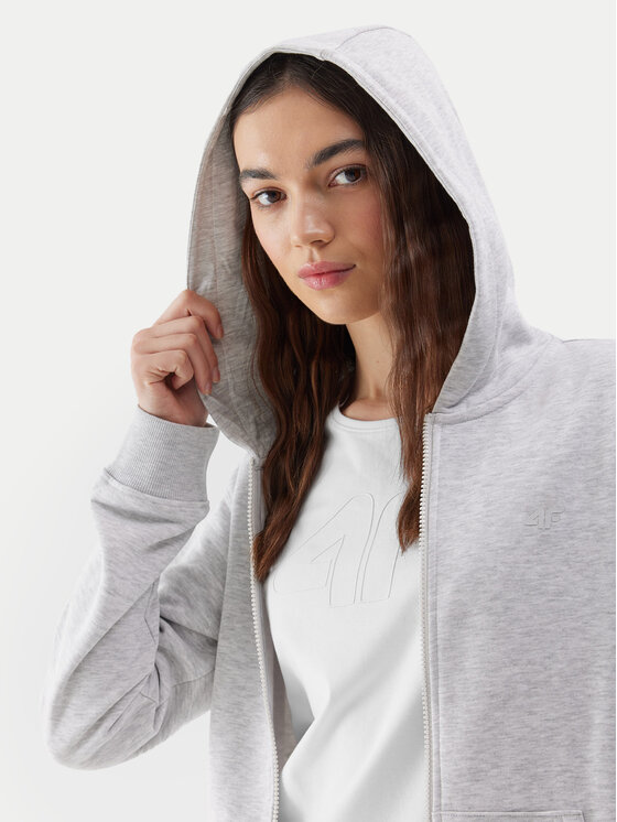 4F 4F Суитшърт 4FWSS24TSWSF0956 Сив Regular Fit