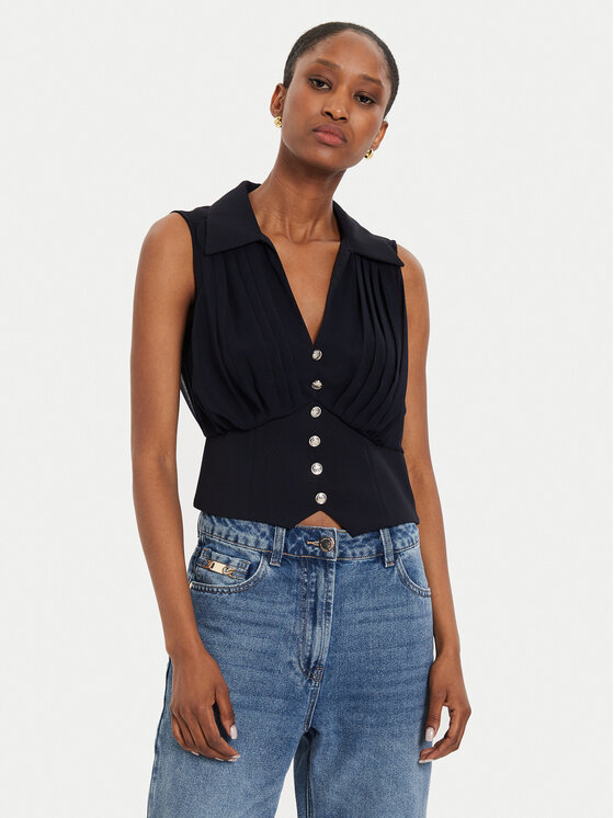 Morgan Morgan Top 242-OPLI Mornarsko modra Slim Fit