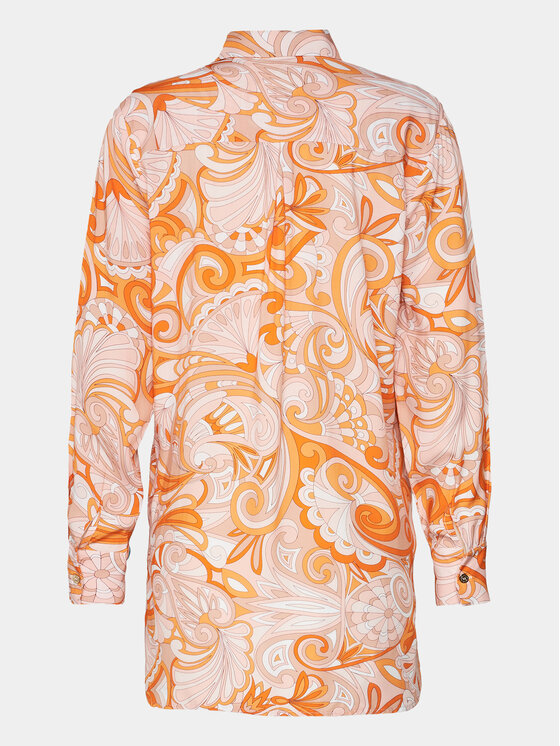 Melissa Odabash Melissa Odabash Srajca Paige Cr Oranžna Relaxed Fit
