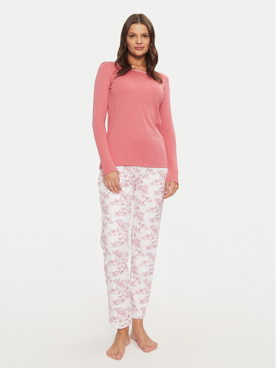 Selmark Selmark Pidžama P9373 Siva Regular Fit