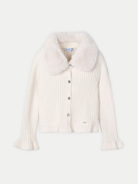 Mayoral Mayoral Cardigan 4362 Écru Regular Fit