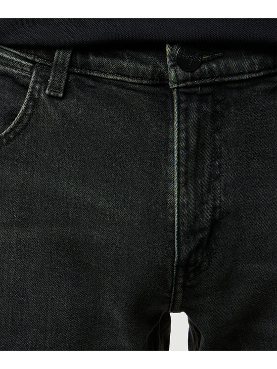 Wrangler Wrangler Jeansy 112371376 Czarny Straight Leg