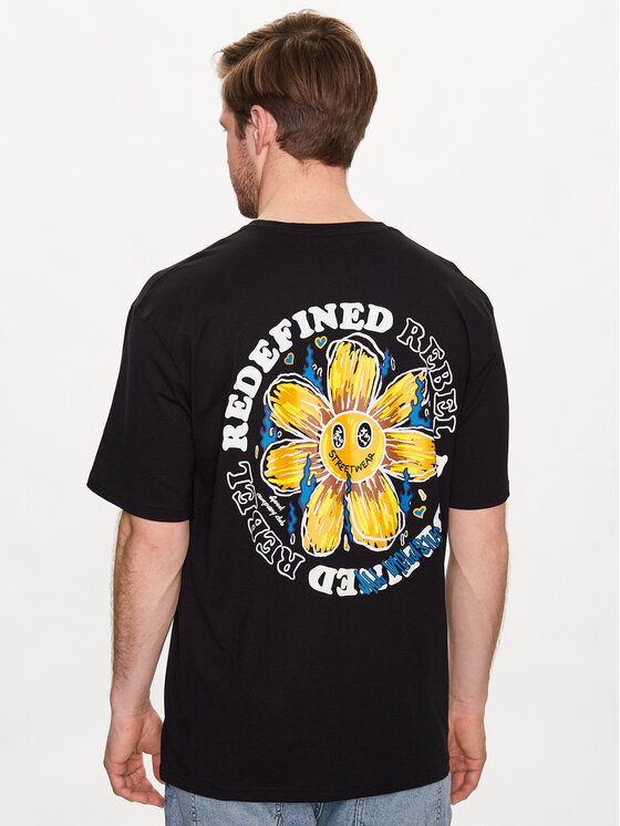 Redefined Rebel Redefined Rebel T-krekls Carter 221042 Melns Boxy Fit