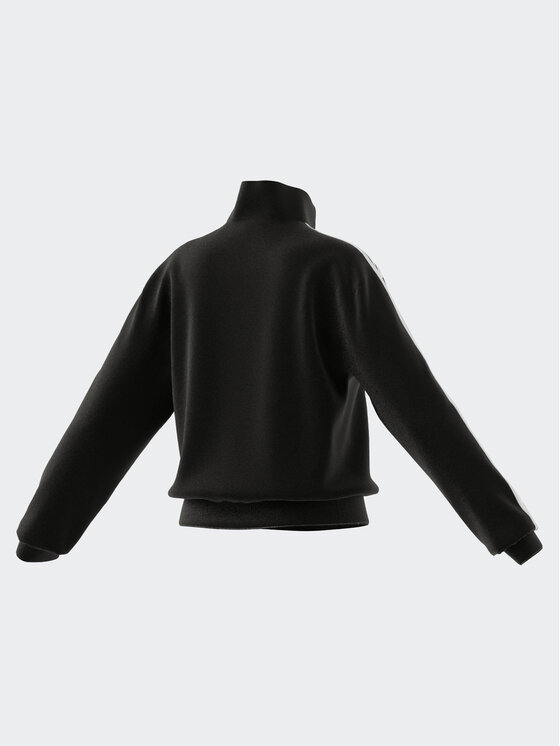 Felpa Essentials 3-Stripes Quarter-Zip Sweatshirt