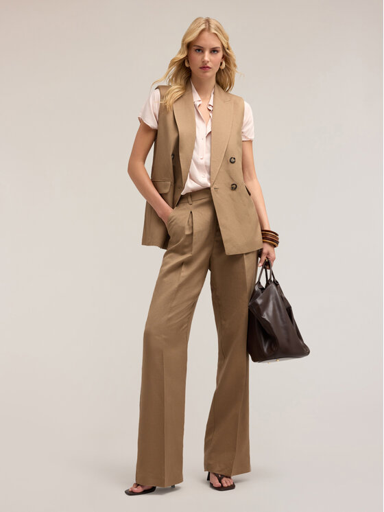 Motivi Motivi Giacca outdoor L034Q000056N012 Écru Regular Fit