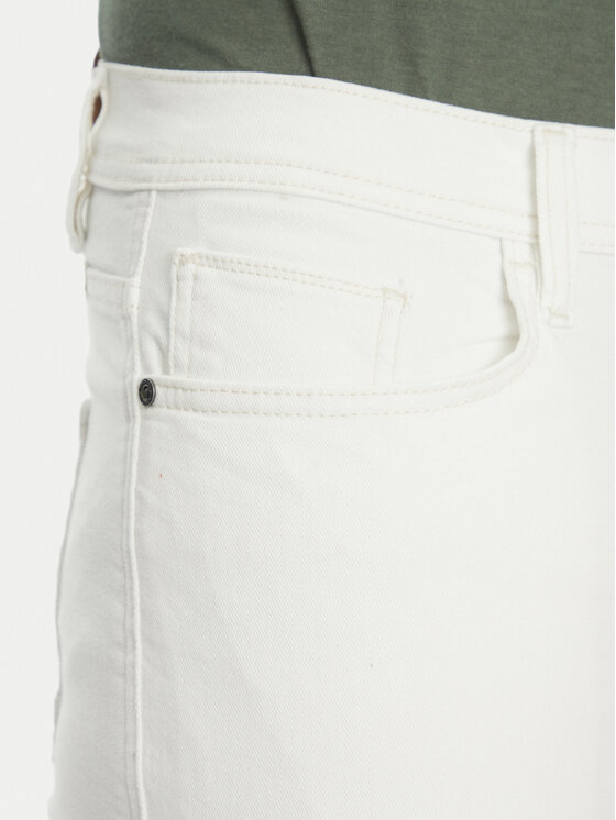 Blend Blend Pantaloni scurți de blugi 20718125 Alb Regular Fit