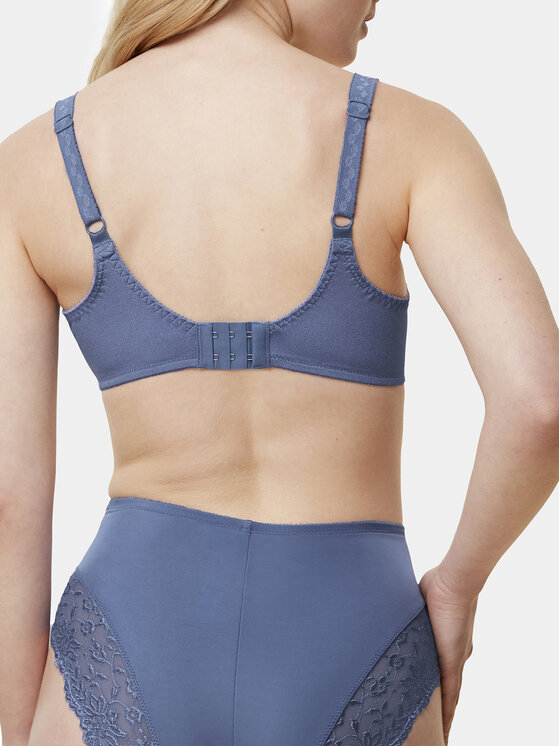 ふみ Triumph Biustonosz z fiszbiną Ladyform Soft W X 10166306 Niebieski
