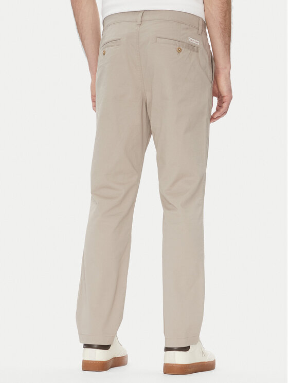Calvin Klein Jeans Calvin Klein Jeans Chino kalhoty LV040EM628 Béžová Slim Fit