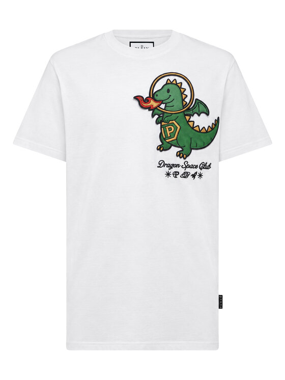 PHILIPP PLEIN PHILIPP PLEIN T-Shirt 31291 Biały Regular Fit