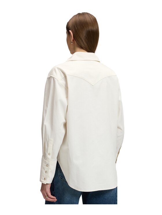 Lee Lee Koszula 112385648 Biały Regular Fit