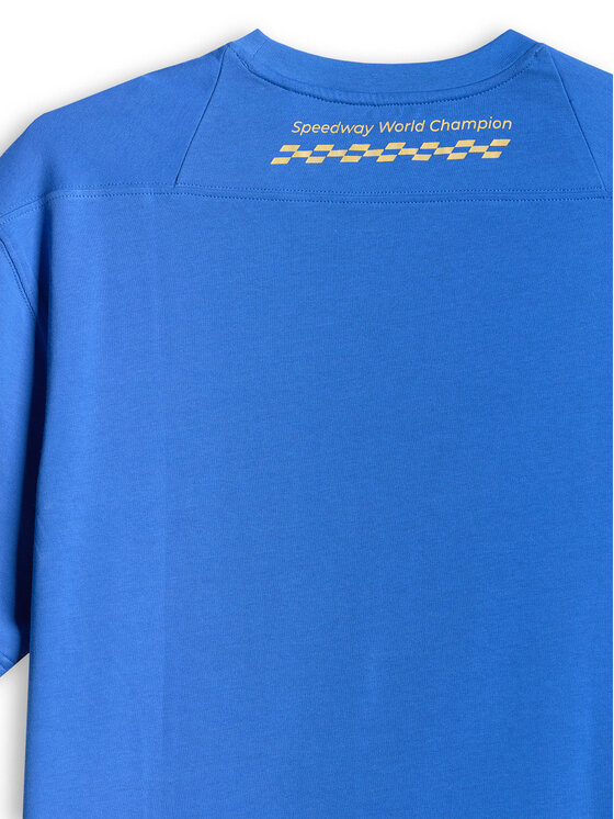 4F 4F T-Shirt MOTOSPORTS 2026 Niebieski Regular Fit