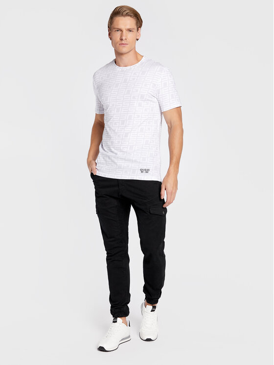 T-shirt M2BI50 J1314 Bianco Slim Fit