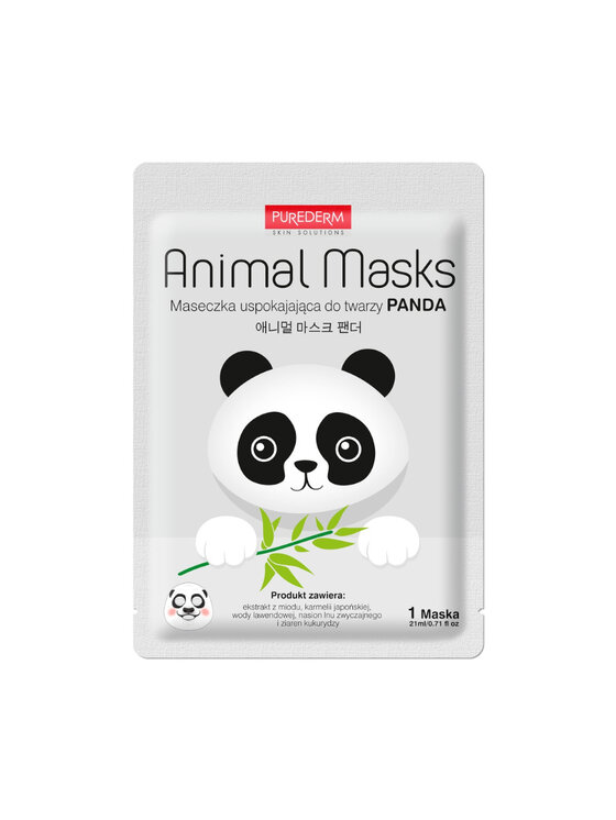 Pielęgnacja na dzień Purederm, Maska na twarz ANIMAL PANDA