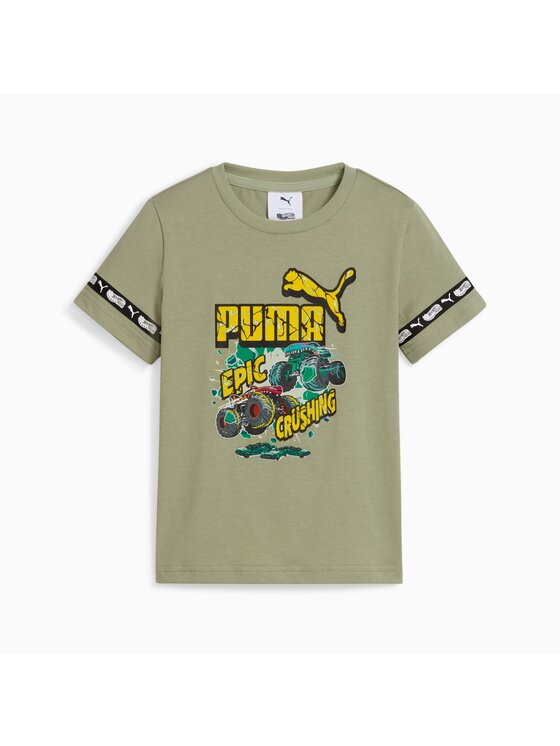 Puma Puma T-Shirt 632395 Zielony Regular Fit