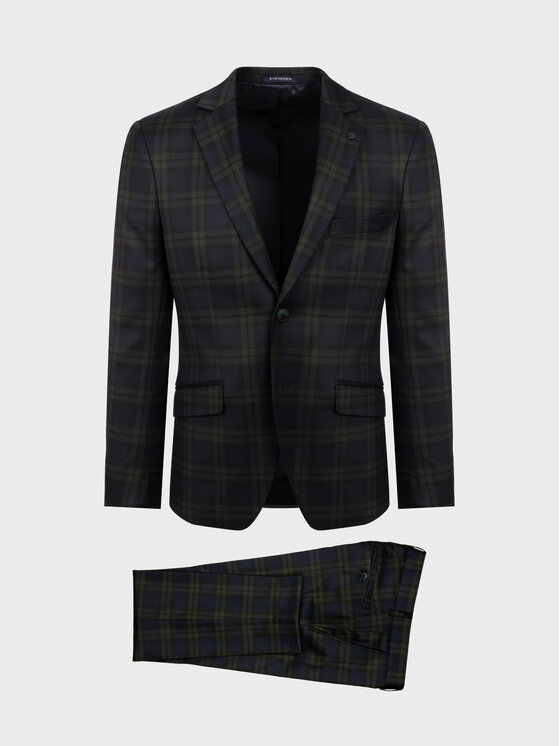 Evenemen Evenemen Garnitur ROBIN Granatowy Slim Fit
