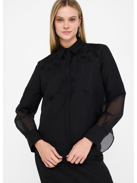 Liu Jo Liu Jo Camicia UF5237T687022222 Nero Regular Fit