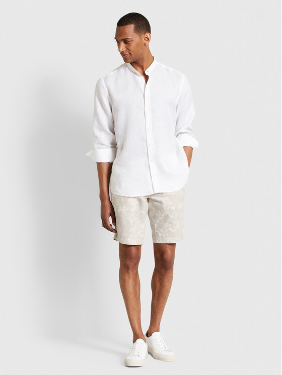 Bugatti Bugatti Stoffshorts 1949 56416A Beige Slim Fit