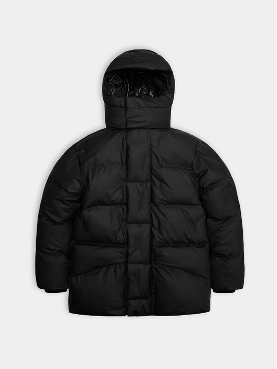 Rains Rains Зимно яке 15050 Черен Regular Fit