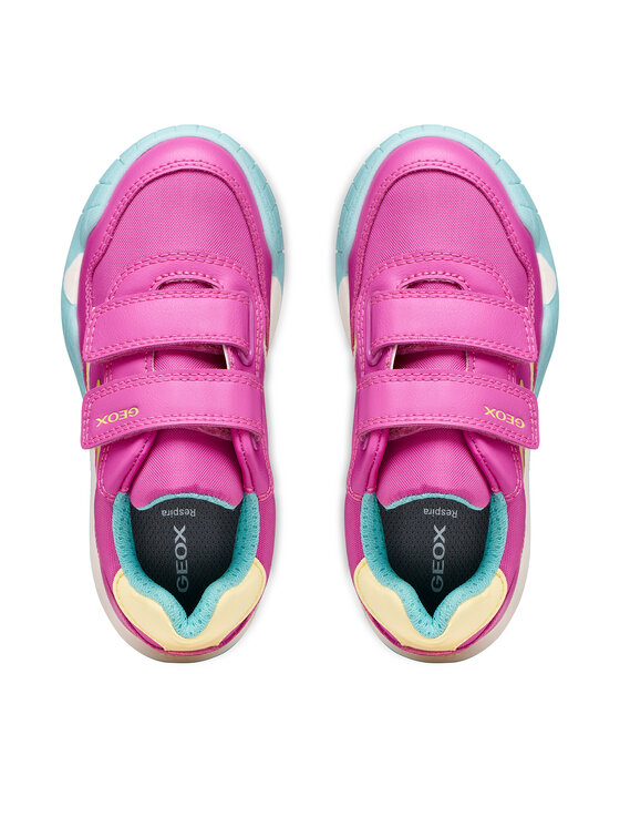 Geox Geox Сникърси J Rann-E Girl J65P8A 0FU54 C8301 S Розов