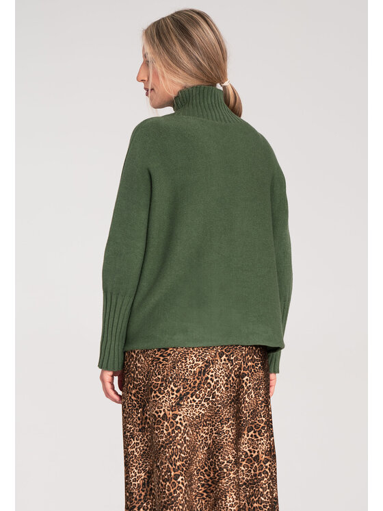 FIGL FIGL Πουλόβερ M1101 Πράσινο Loose Fit